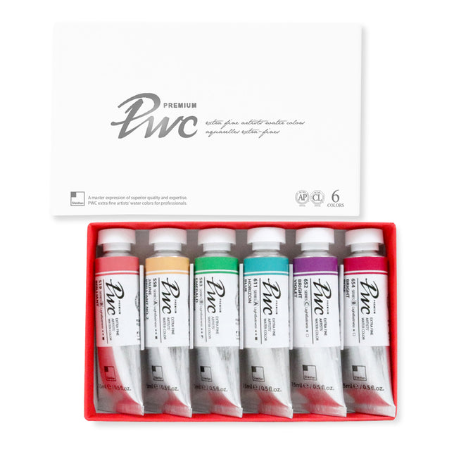 ShinHan Professional Watercolour Paints Extra Fine - 15ml - Tint Set B Pack of 6