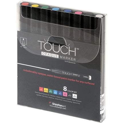 ShinHan Touch Opaque Markers Fine - Pack of 8