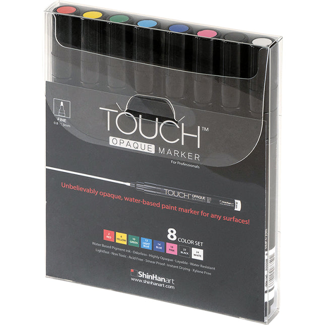 ShinHan Touch Opaque Markers Fine - Pack of 8