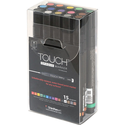 ShinHan Touch Opaque Markers Fine - Pack of 15