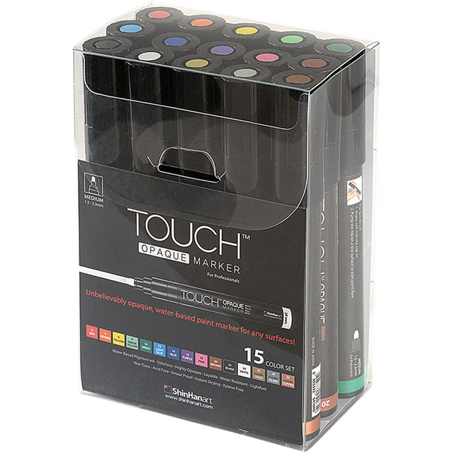ShinHan Touch Opaque Marker Medium - Pack of 15