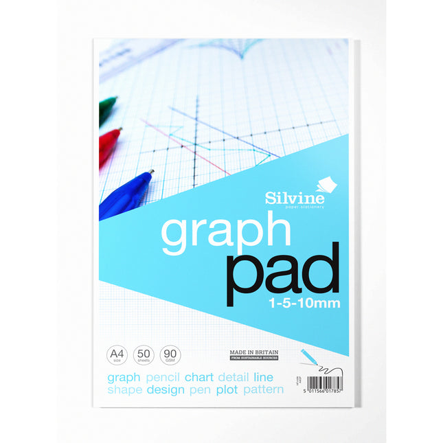 Silvine Graph Pad A4