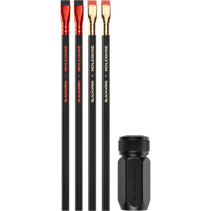 Moleskine X Blackwing - Pencil & Sharpener Set