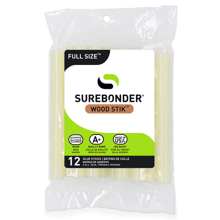 Surebonder 11mm Glue Sticks - Wood Stiks - Pack of 12