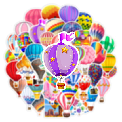 PVC Stickers - Hot Air Ballons