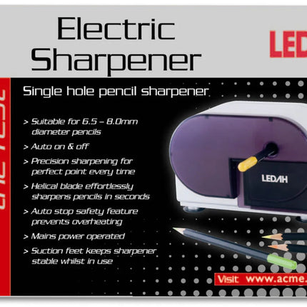Ledah Electric Pencil Sharpener 11222