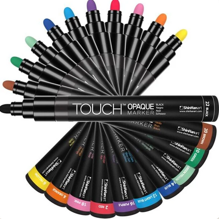 ShinHan Touch Opaque Markers - Medium