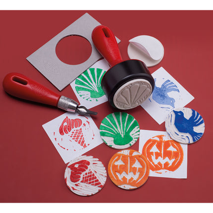Essdee 3 in 1 Lino & Stamp Carving Kit with 5 Blades