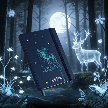 Moleskine Harry Potter Notebook Large Ruled Patronum