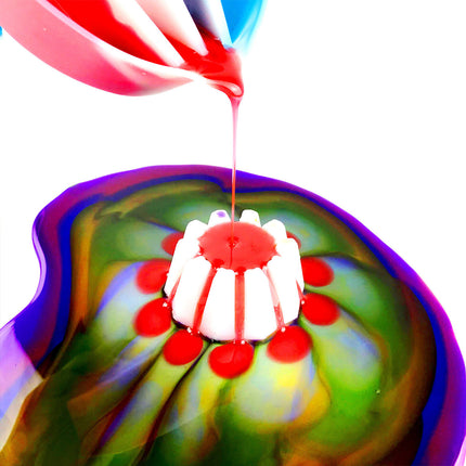 Acrylic Pouring Silicone Flower Cups - Set of 6