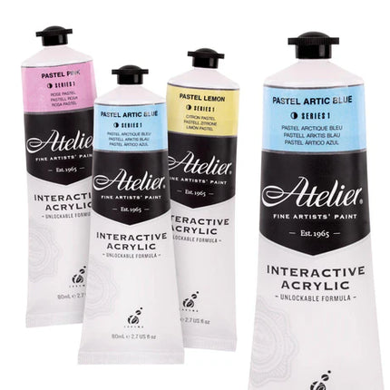 Atelier Interactive Acrylic Paints 80ml - 81 Colours