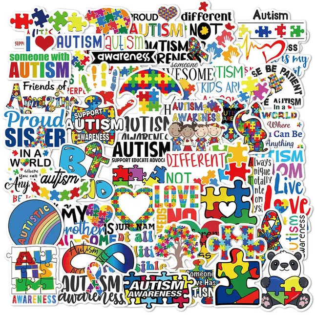 PVC Stickers - Autism Light Edition