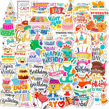 PVC Stickers - Birthday
