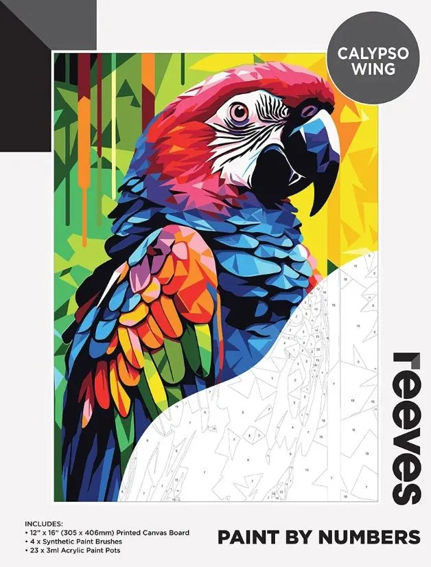 Reeves Paint By Numbers Kits - Calypso Wing