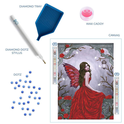 Diamond Dotz Diamond Kit - Winter Rose Fairy