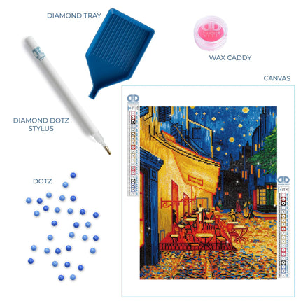 Diamond Dotz Diamond Kit - Cafe at Night (Van Gogh)