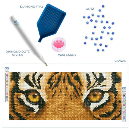 Diamond Dotz Diamond Kit - Tiger Spy