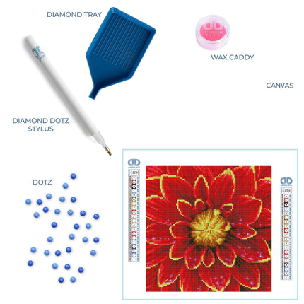 Diamond Dotz Diamond Kit - Dahlia