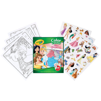 Crayola Colour & Sticker Disney Princess