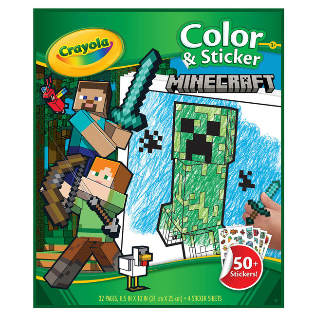 Crayola Color & Sticker Minecraft