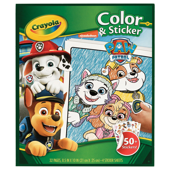 Crayola Color & Sticker Paw Patrol