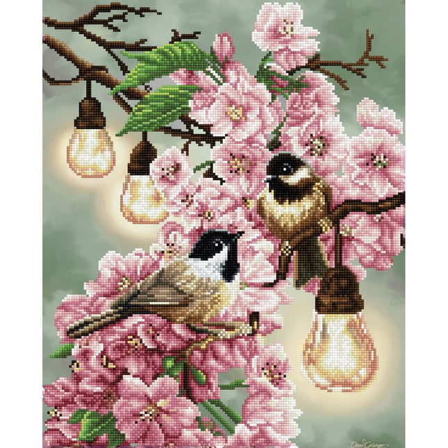 Diamond Dotz Diamond Kit - Cherry Blossoms & Chickadees