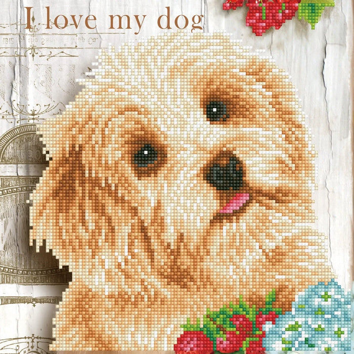 Diamond Dotz Diamond Kit - I Love my Dog