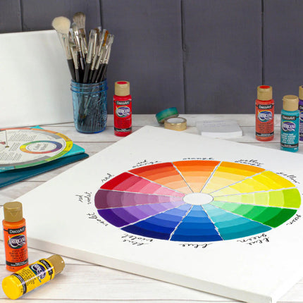DecoArt Americana Acrylic Primary Colours 59ml - Pack of 4