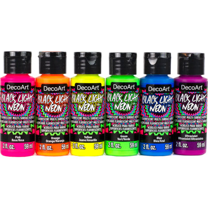 DecoArt Black Light Neons - 59ml