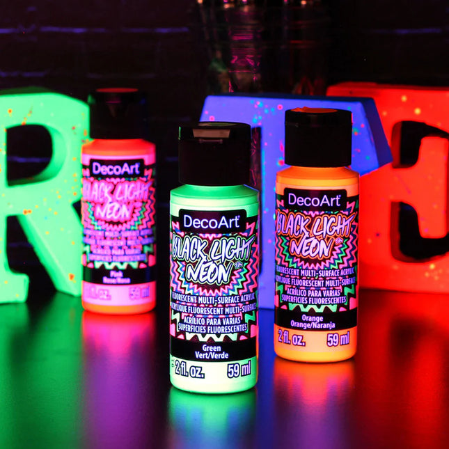 DecoArt Black Light Neons - 59ml