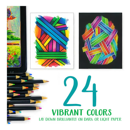 Crayola Signature Blend & Shade Coloured Pencils - Pack of 24