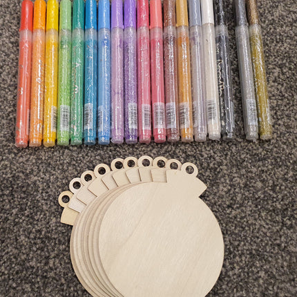 DIY Christmas Kit - With Acrylic Markers - Baubles