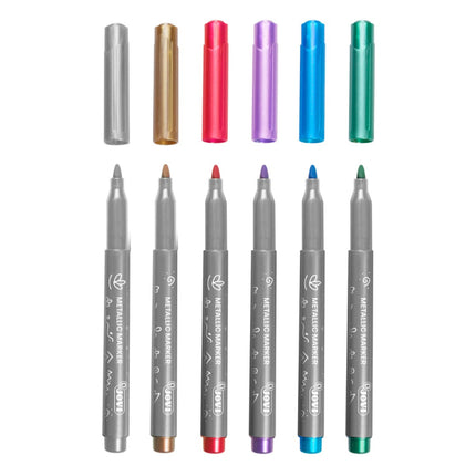 Jovi Decor Metallic Pens - Pack of 6