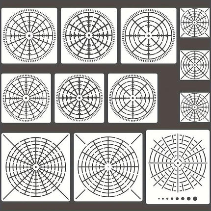 Mandala Dotting Stencils Target - Set of 12