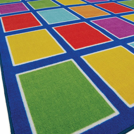 Elizabeth Richards Colour Squares Placement Rug
