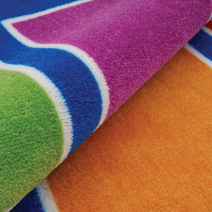 Elizabeth Richards Colour Squares Placement Rug