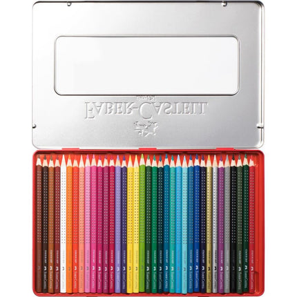 Faber-Castell Grip Colour Pencils - Tin of 36