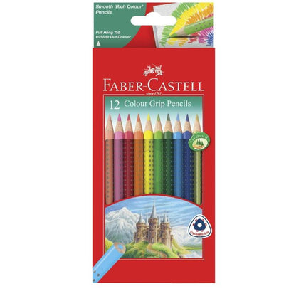 Faber-Castell Grip Colour Pencils - Pack of 12
