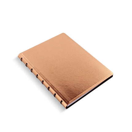 Filofax Notebook - A5 - Saffiano Metallic Rose Gold