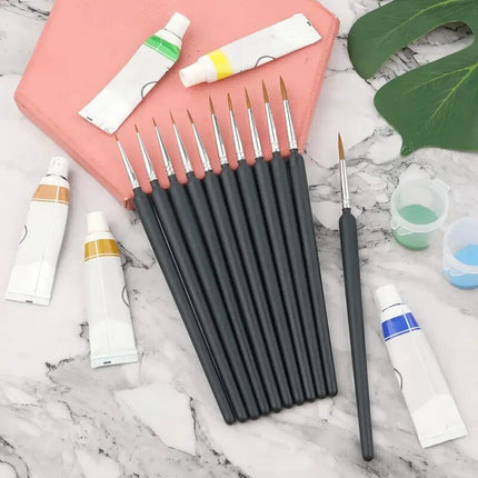 Fine Detail Paint Brush - Set of 11