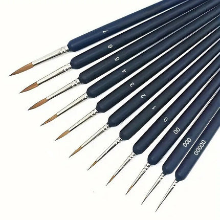 Fine Detail Paint Brush - Set of 11