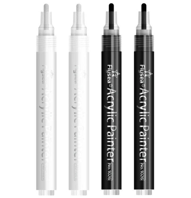 Flysea Acrylic Paint Markers - Medium Tip