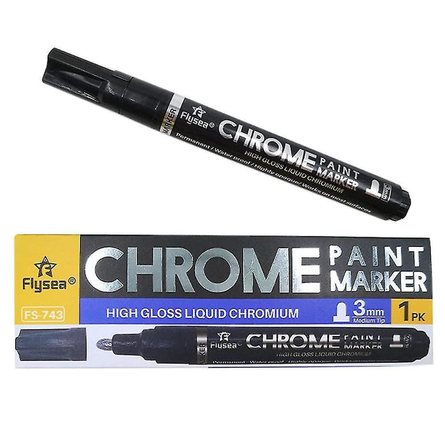 Flysea Silver Liquid Chrome Marker - 3.0mm