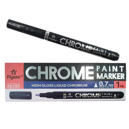 Flysea Silver Liquid Chrome Marker - 0.7mm