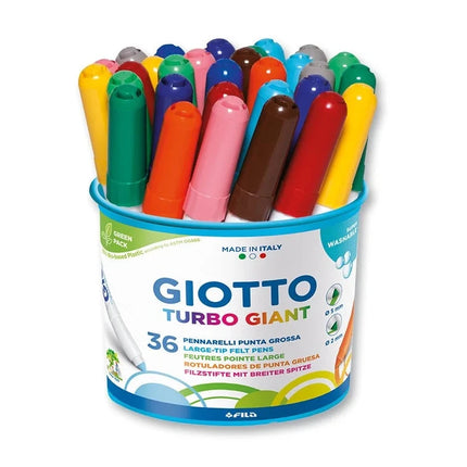 Giotto Turbo Giant Markers - Class Pack of 36