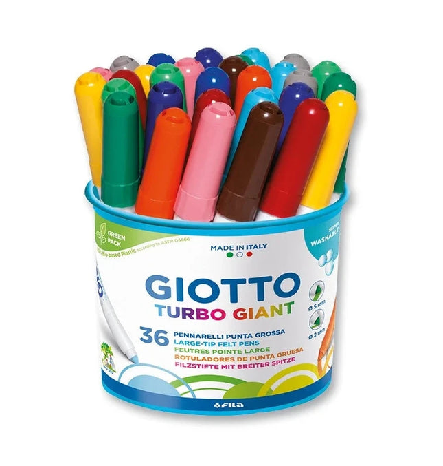 Giotto Turbo Giant Markers - Class Pack of 36