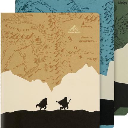 Moleskine Lord of the Rings XL Cahier Journals Ruled - Pack of 3