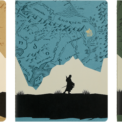 Moleskine Lord of the Rings XL Cahier Journals Ruled - Pack of 3