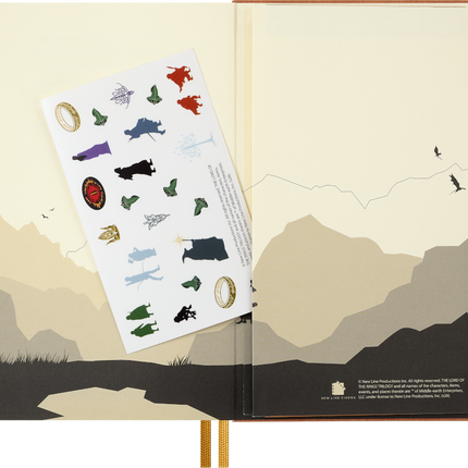 Moleskine Lord of the Rings Notebook Large Plain - Frodo & Sam