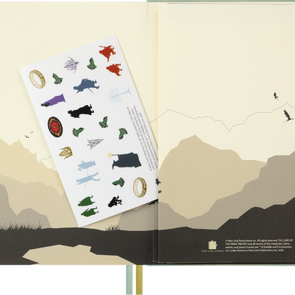Moleskine Lord of the Rings Notebook Large Ruled - Frodo & Sam